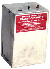 Heavy Duty Static Phase Converter - #3200; 3/4 to 1-1/2HP - Best Tool & Supply