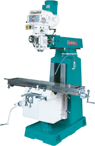 Vertical Mill - R-8 Spindle - 9 x 49'' Table Size - 3HP Motor - Best Tool & Supply