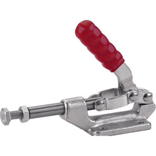 600 lbs 5/16-18 Base Mount 45 Deg. Handle Straight Line Clamp Internal Thread - Best Tool & Supply