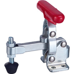 200 lbs Solid Bar Flanged Base Vertical T-Handle Hold-Down Clamp - Best Tool & Supply