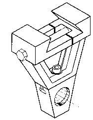 Right Angle Arbor Support for Vertical Milling Machine - Model #HR-OUT-AL-60 - Best Tool & Supply