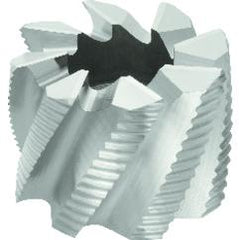 3-1/2 x 1-7/8 x 1-1/4 - Cobalt - Fine Tooth Roughing Shell Mill - 10T - Uncoated - Best Tool & Supply
