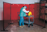 6' x 8' - Protect-O-Screen Welding Screen-Duck - Best Tool & Supply