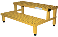 Work Mate Stand with Step - 36 x 23''; 500 lb Capacity - Best Tool & Supply