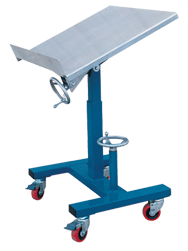 Tilting Work Table - 24 x 24'' 300 lb Capacity; 21-1/2 to 42" Service Range - Best Tool & Supply