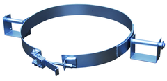 Galvanized Tilting Drum Ring - 30 Gallon - 1200 lbs Lifting Capacity - Best Tool & Supply