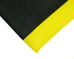2' x 60' x 11/16" Thick Traction Anti Fatigue Mat - Yellow/Black - Best Tool & Supply