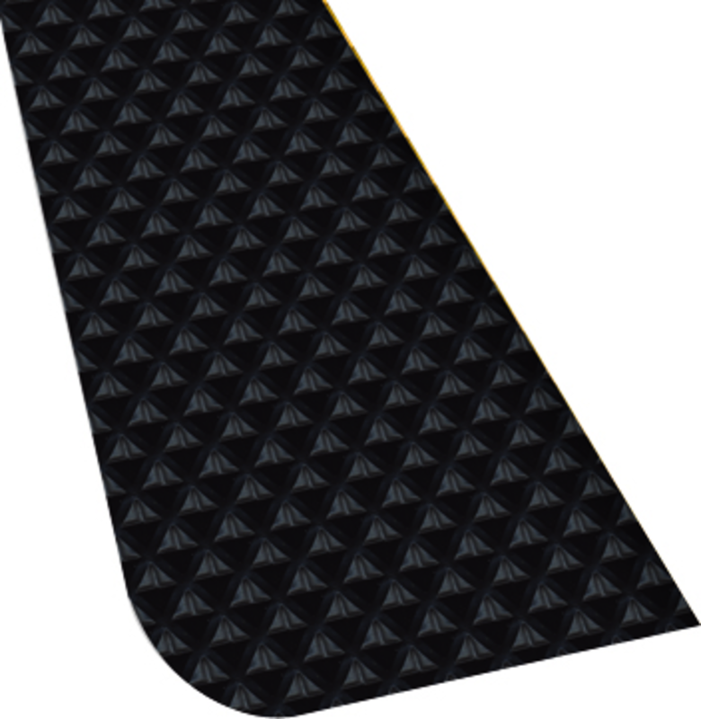 3' x 5' x 11/16" Thick Traction Anti Fatigue Mat - Black - Best Tool & Supply