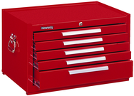 5-Drawer Mechanic's Chest w/ball bearing drawer slides - Model No.2805XR Red 16.63H x 20D x 29''W - Best Tool & Supply