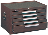 5-Drawer Mechanic's Chest w/ball bearing drawer slides - Model No.285XB Brown 16.63H x 18D x 27''W - Best Tool & Supply