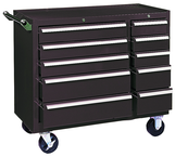 310X 10-Drawer Maintenance Cart - 35'' x 18'' x 39.38'' Brown - Best Tool & Supply