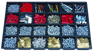 One-Piece ABS Drawer Divider Insert - 24 Compartments - For Use With Any 27" Roller Cabinet w/2" Drawers - Best Tool & Supply