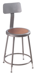 25" - 33" Adjustable Stool With Backrest - Best Tool & Supply