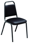 Standard Stack Chair -- 3/4" Square 19-Gauge Steel Tubing/Non-marring Plastic Glides - Best Tool & Supply