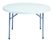 48" Round Blow Molded Folding Table - Best Tool & Supply