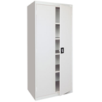 36 x 24 x 72" (Light Gray) - Storage Cabinet with Doors - Best Tool & Supply