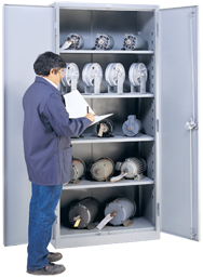 36 x 21 x 78'' (Dove Gray or Putty) - Full Height Storage Cabinet - Best Tool & Supply