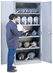 36 x 21 x 78'' (Dove Gray or Putty) - Full Height Storage Cabinet - Best Tool & Supply