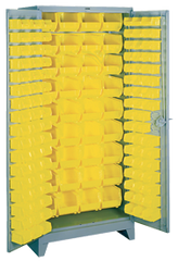 36 x 21 x 82'' (136 Bins Included) - Bin Storage Cabinet - Best Tool & Supply