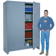 60 x 24 x 78'' (Dove Gray or Putty) - Full Height Wide Storage Cabinet - Best Tool & Supply