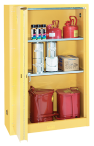 Flammable Liqiuds Storage Cabinet - #5445N 43 x 18 x 65'' (3 Shelves) - Best Tool & Supply