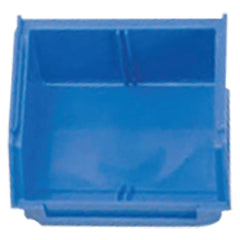 4 1/8″ × 4 1/8″D" × 3″ - Blue Plastic Bin - Best Tool & Supply