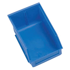 4 1/2″ × 7 1/4″D" × 5″ - Blue Plastic Bin - Best Tool & Supply