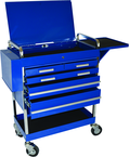 5 Drawer Locking Service Cart 30" L x 16" W x 41" H - Best Tool & Supply