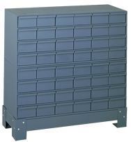 33-3/4 x 12-1/4 x 34-1/4'' (48 Compartments) - Steel Modular Parts Cabinet - Best Tool & Supply