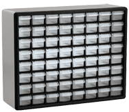 15-13/16 x 6-3/8 x 20'' (64 Compartments) - Plastic Modular Parts Cabinet - Best Tool & Supply