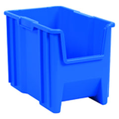 10″ × 17 1/2″ × 10 1/2″ - Blue Stak-N-Store Bin - Best Tool & Supply