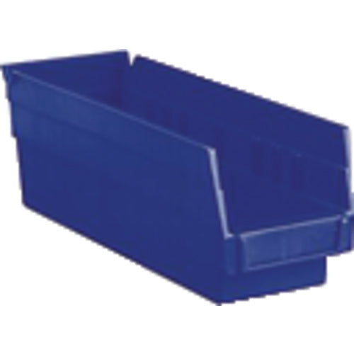 4 1/8″ × 11 5/8″ × 4″ - Blue Economy Shelf Bin - Best Tool & Supply