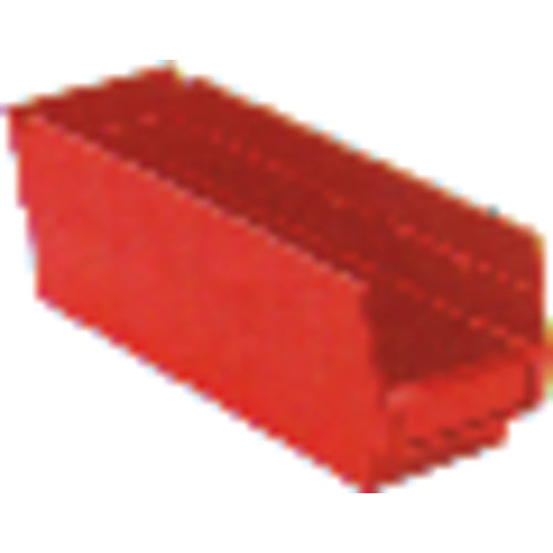 4 1/8″ × 11 5/8″ × 4″ - Red Economy Shelf Bin - Best Tool & Supply