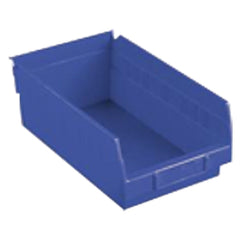 8 3/8″ × 17 7/8″ × 4″ - Blue Economy Shelf Bin - Best Tool & Supply