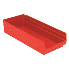 8 3/8″ × 17 7/8″ × 4″ - Red Economy Shelf Bin - Best Tool & Supply