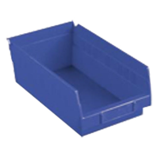 11 1/8″ × 11 5/8″ × 4″ - Blue Economy Shelf Bin - Best Tool & Supply