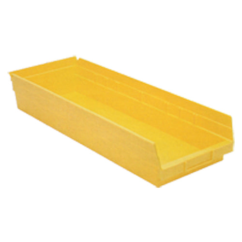 8 3/8″ × 23 5/8″ × 4″ - Yellow Economy Shelf Bin - Best Tool & Supply