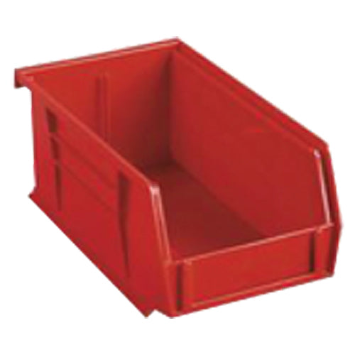 4 1/8″ × 7 3/8″ × 3″ - Red Hanging or Stackable Bin - Best Tool & Supply