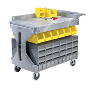 Large Pro Tool Storage Cart - #30936G Gray - Best Tool & Supply