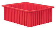 20-1/8 x 14-7/8 x 7-7/16'' - Red Akro-Grid Stackable Containers - Best Tool & Supply