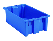 19-1/2 x 13-1/2 x 8'' - Blue Nest-Stack-Tote Box - Best Tool & Supply