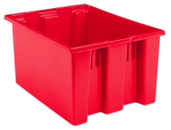 23-1/2 x 19-1/2 x 13'' - Red Nest-Stack-Tote Box - Best Tool & Supply