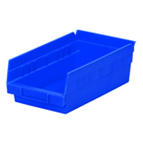 6 5/8″ × 11 5/8″ × 4″ - Blue Economy Shelf Bin - Best Tool & Supply