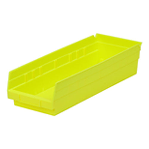 6 5/8″ × 17 7/8″ × 4″ - Yellow Economy Shelf Bin - Best Tool & Supply