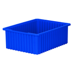 20-1/8 x 14-7/8 x 7-7/16'' - Blue Akro-Grid Stackable Containers - Best Tool & Supply