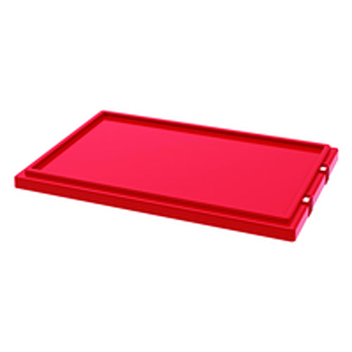 Red Lid for use with Akro Nest-Stack Tote 35–240 - Best Tool & Supply