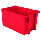 29-1/2 x 19-1/2 x 15'' - Red Nest-Stack-Tote Box - Best Tool & Supply