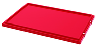 Red Lid for use with Akro Nest-Stack Tote 35-300 - Best Tool & Supply