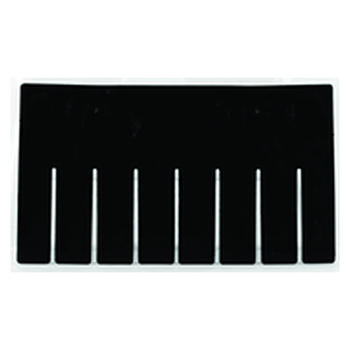 6-Pack - Black - Long Bin Dividers for use with Akro-Grid Container 33-166 - Best Tool & Supply