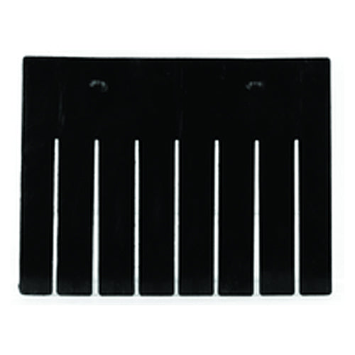 6-Pack - Black - Short Bin Dividers for use with Akro-Grid Container 33-168 - Best Tool & Supply